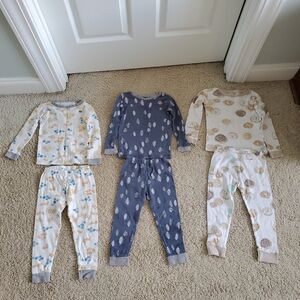 BURT'S BEES KIDS Bundle of 3 Pajamas size 3T